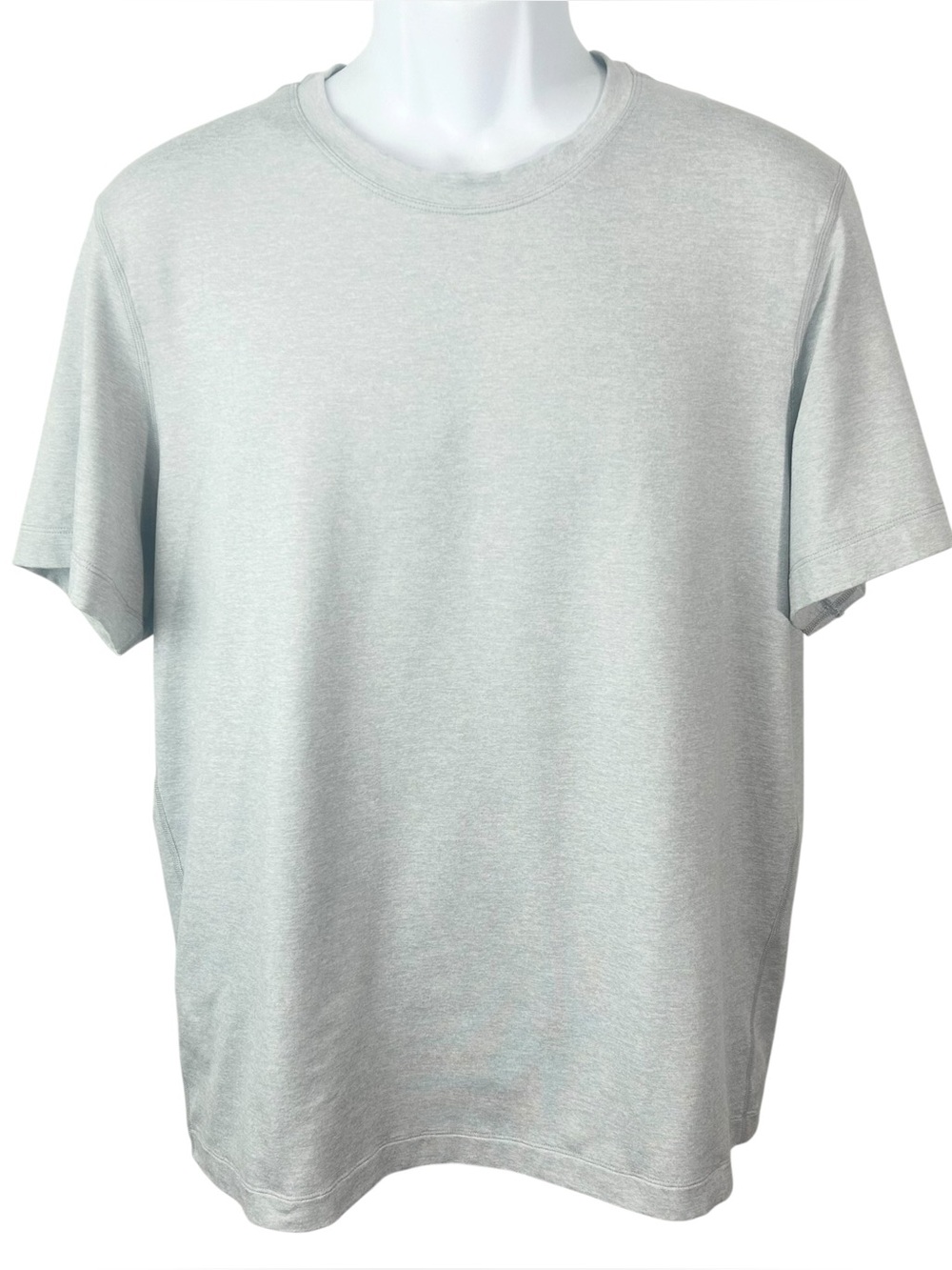 Lululemon Soft Jersey Short-Sleeve Shirt Heathered Vapor/Heathered Silver Large